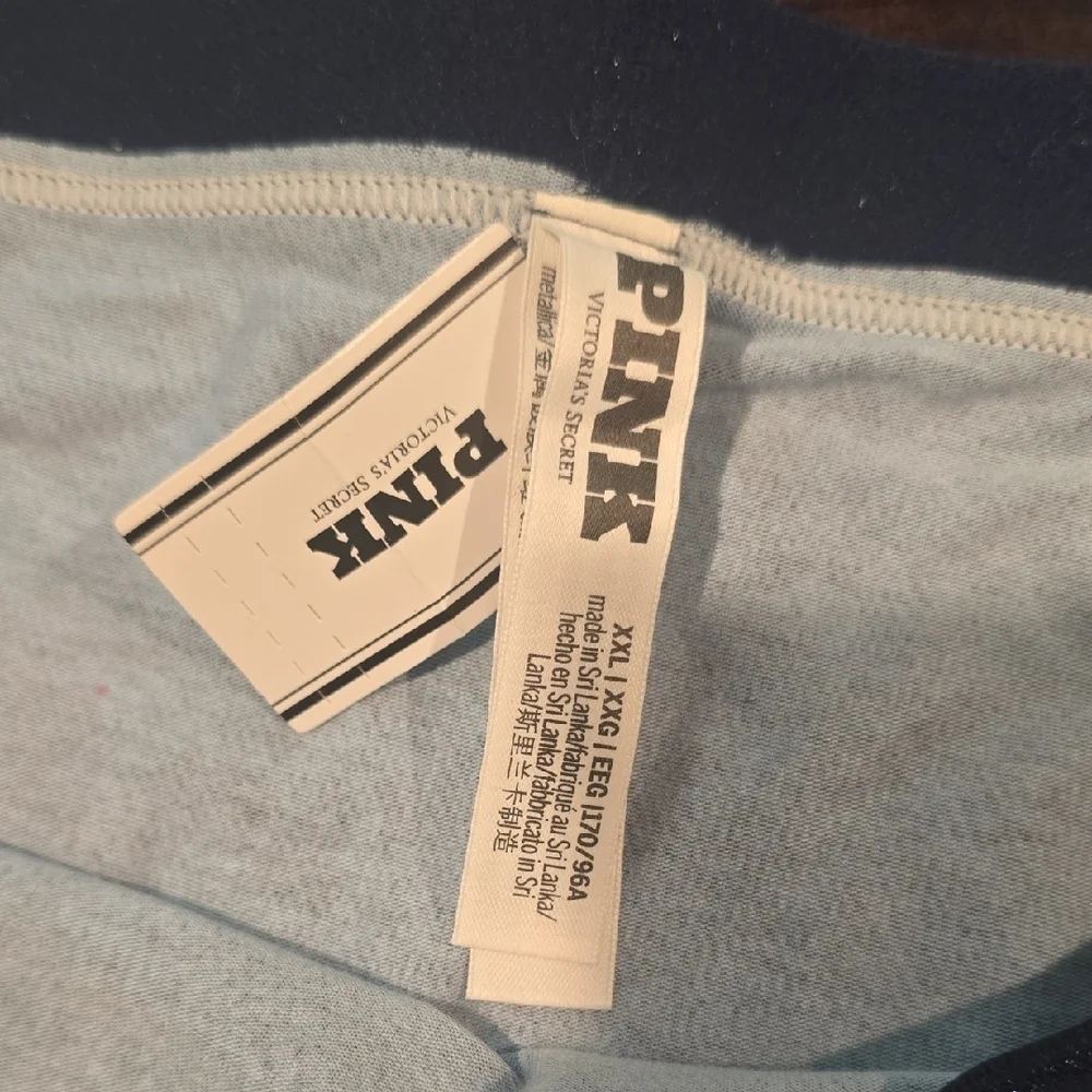 ​NWT Victoria's Secret PINK Boyshort Panty Lot 2 XXL Gray Navy